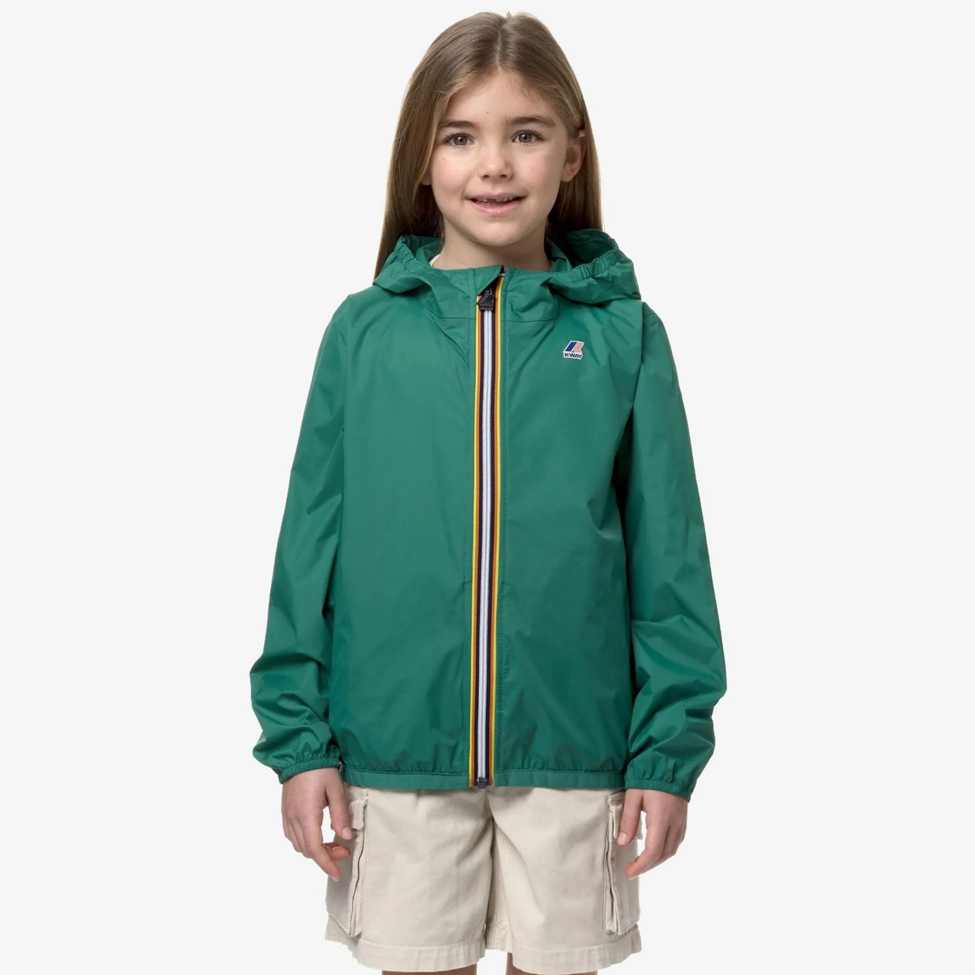 K-WAY P. Le Vrai 3.0 Claude - Jackets - Mid - Kid Unisex - Green Outlet