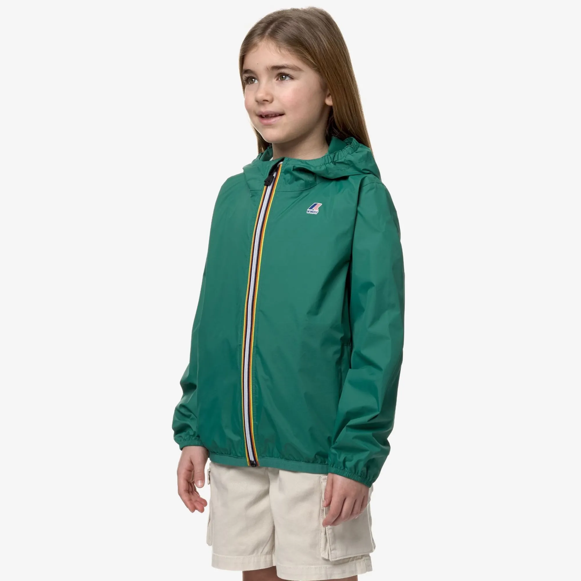 K-WAY P. Le Vrai 3.0 Claude - Jackets - Mid - Kid Unisex - Green Outlet