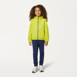 K-WAY P. Le Vrai 3.0 Claude - Jackets - Mid - Kid Unisex - Green Sulphur Fashion