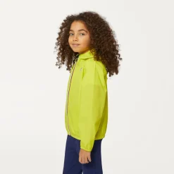 K-WAY P. Le Vrai 3.0 Claude - Jackets - Mid - Kid Unisex - Green Sulphur Fashion