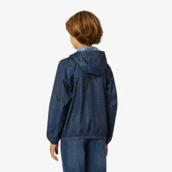 K-WAY P. Le Vrai 3.0 Claude Graphic - Jackets - Mid - Kid Unisex - Optical Green Blue Flash Sale