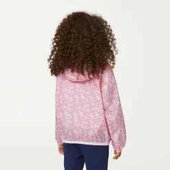 K-WAY P. Le Vrai 3.0 Claude Graphic - Jackets - Mid - Kid Unisex - Circles Wh-Pnk New