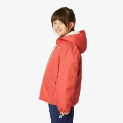 K-WAY P. Le Vrai 3.0 Claude Orsetto - Jackets - Mid - Kid Unisex - Ecru-Red Jasper Cheap