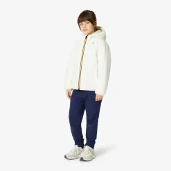 K-WAY P. Le Vrai 3.0 Claude Orsetto - Jackets - Mid - Kid Unisex - Ecru-White Best Sale