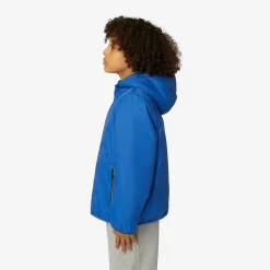 K-WAY P. Le Vrai 3.0 Claude Orsetto - Jackets - Mid - Kid Unisex - Ecru-Blue Royal Marine Online