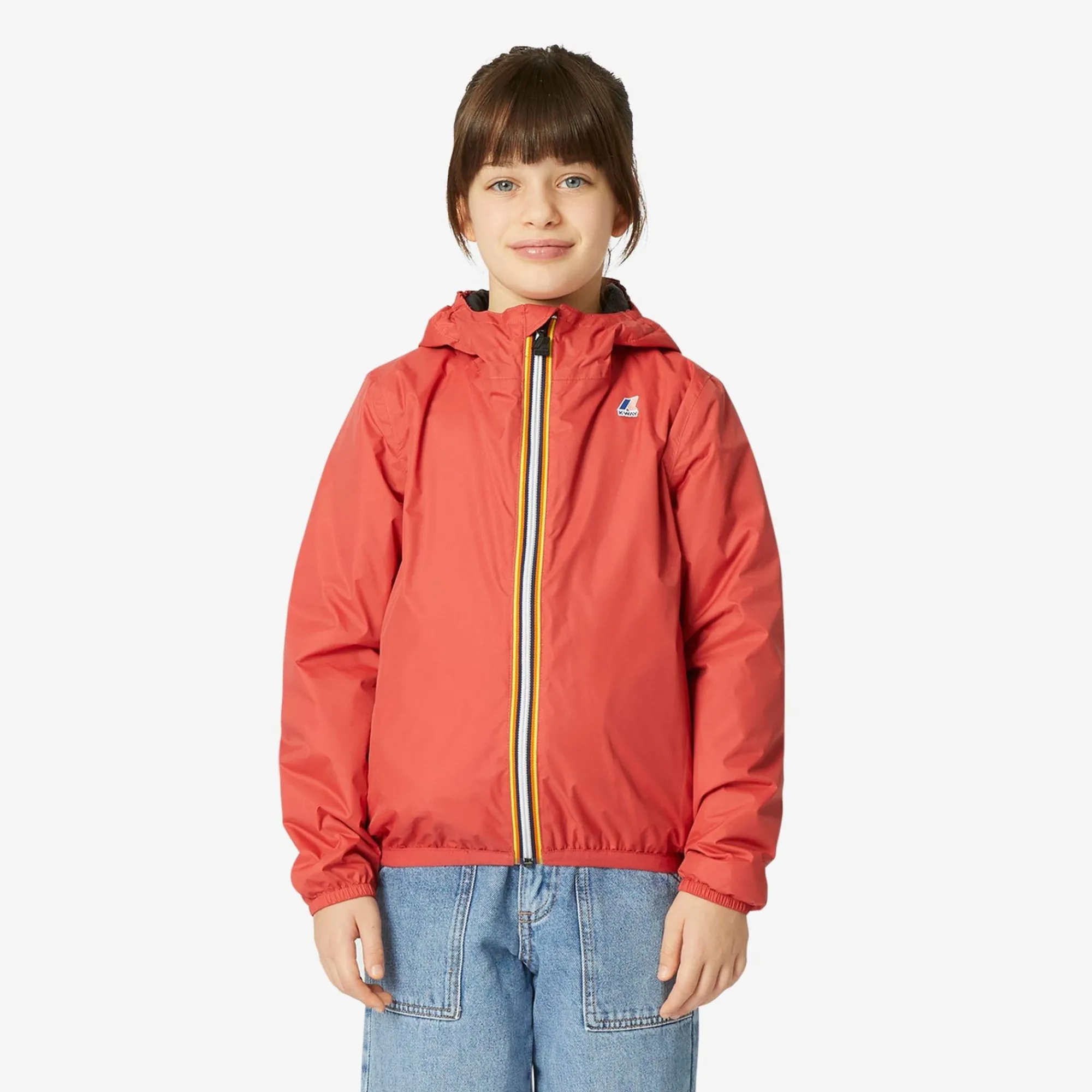 K-WAY P. Le Vrai 3.0 Claude Warm - Jackets - Mid - Kid Unisex - Red Jasper Sale