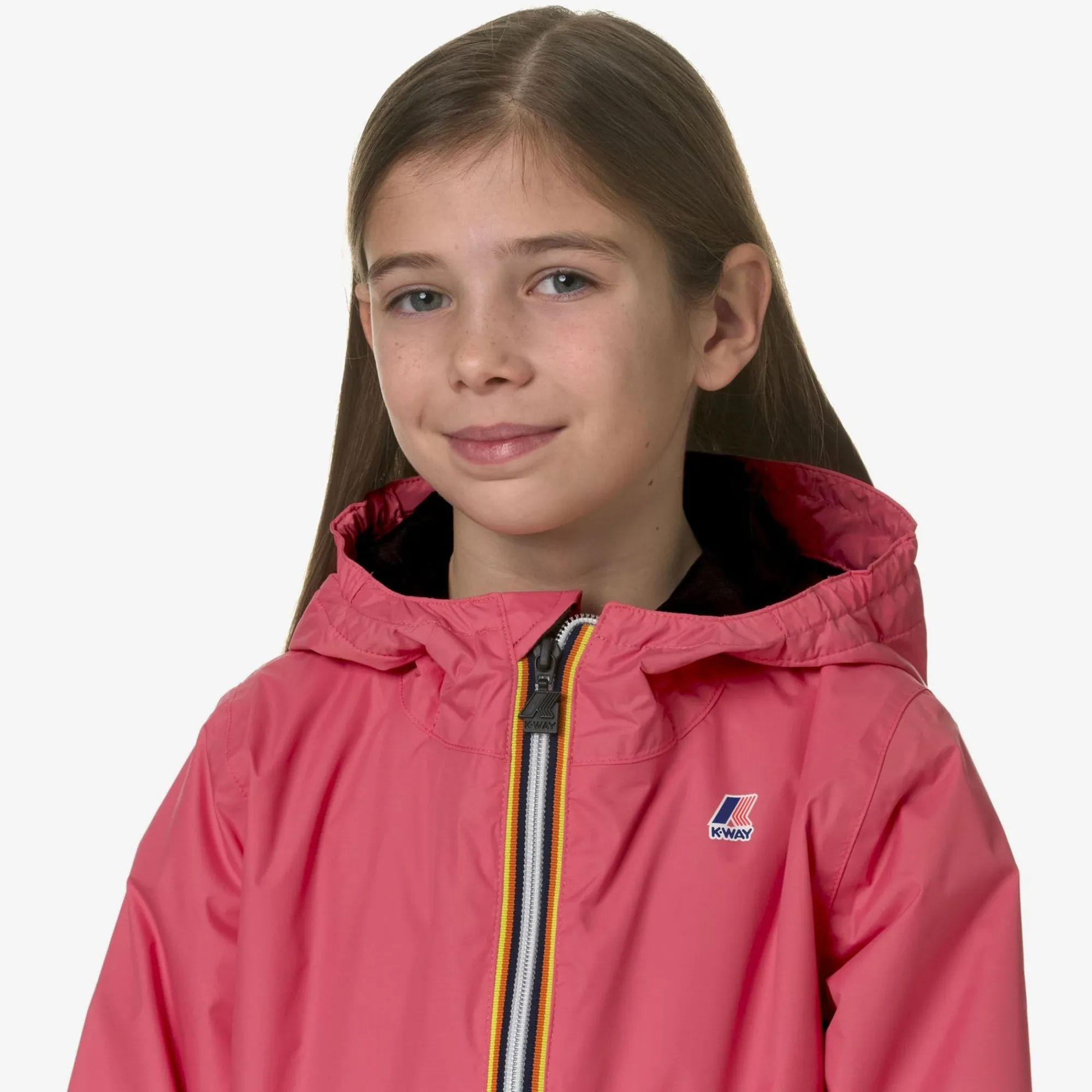 K-WAY P. Le Vrai 3.0 Claude Warm - Jackets - Mid - Kid Unisex - Pink Md New