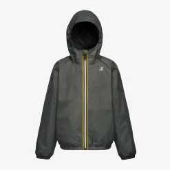 K-WAY P. Le Vrai 3.0 Claude Warm - Jackets - Mid - Kid Unisex - Green Blackish Outlet