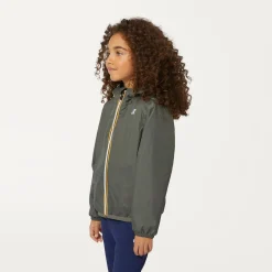 K-WAY P. Le Vrai 3.0 Claude Warm - Jackets - Mid - Kid Unisex - Green Blackish Outlet