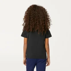 K-WAY P. Le Vrai 3.0 Edouard - T-Shirtstop - T-Shirt - Kid Unisex - Black Pure Fashion