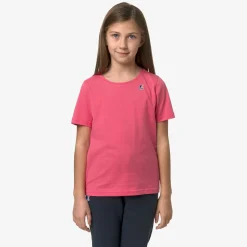 K-WAY P. Le Vrai 3.0 Edouard - T-Shirtstop - T-Shirt - Kid Unisex - Pink Md Store