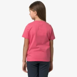 K-WAY P. Le Vrai 3.0 Edouard - T-Shirtstop - T-Shirt - Kid Unisex - Pink Md Store