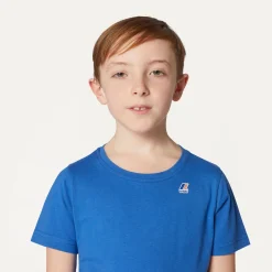 K-WAY P. Le Vrai 3.0 Edouard - T-Shirtstop - T-Shirt - Kid Unisex - Blue Royal Marine Discount