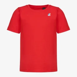 K-WAY P. Le Vrai 3.0 Edouard - T-Shirtstop - T-Shirt - Kid Unisex - Red Flash Sale