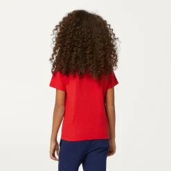 K-WAY P. Le Vrai 3.0 Edouard - T-Shirtstop - T-Shirt - Kid Unisex - Red Flash Sale