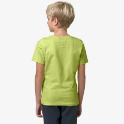 K-WAY P. Le Vrai 3.0 Edouard - T-Shirtstop - T-Shirt - Kid Unisex - Green Celery New