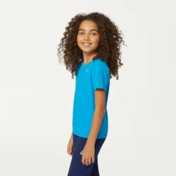 K-WAY P. Le Vrai 3.0 Edouard - T-Shirtstop - T-Shirt - Kid Unisex - Turquoise Dk Cheap