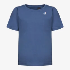 K-WAY P. Le Vrai 3.0 Edouard - T-Shirtstop - T-Shirt - Kid Unisex - Blue Indigo Flash Sale