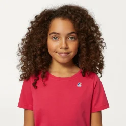 K-WAY P. Le Vrai 3.0 Edouard - T-Shirtstop - T-Shirt - Kid Unisex - Red Berry Fashion