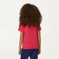 K-WAY P. Le Vrai 3.0 Edouard - T-Shirtstop - T-Shirt - Kid Unisex - Red Berry Fashion