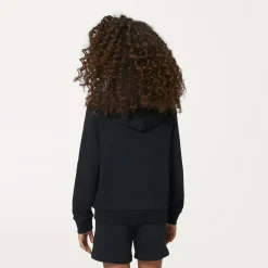 K-WAY P. Le Vrai Arnel Poly Cotton - Fleece - Jacket - Kid Unisex - Black Pure Store