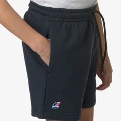 K-WAY P. Le Vrai Dorian Poly Cotton - Shorts - Sportshorts - Kid Unisex - Blue Depth Best Sale