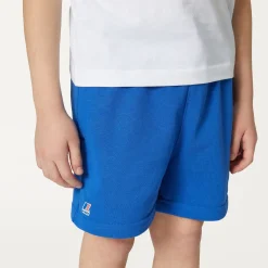K-WAY P. Le Vrai Dorian Poly Cotton - Shorts - Sportshorts - Kid Unisex - Blue Royal Marine Flash Sale