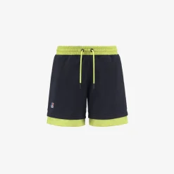 K-WAY P. Le Vrai Nest Nylon Pc - Shorts - Sportshorts - Kid Unisex - Blue Depth-Green Celery Fashion