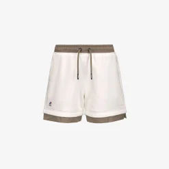 K-WAY P. Le Vrai Nest Nylon Pc - Shorts - Sportshorts - Kid Unisex - White-Beige Taupe Flash Sale