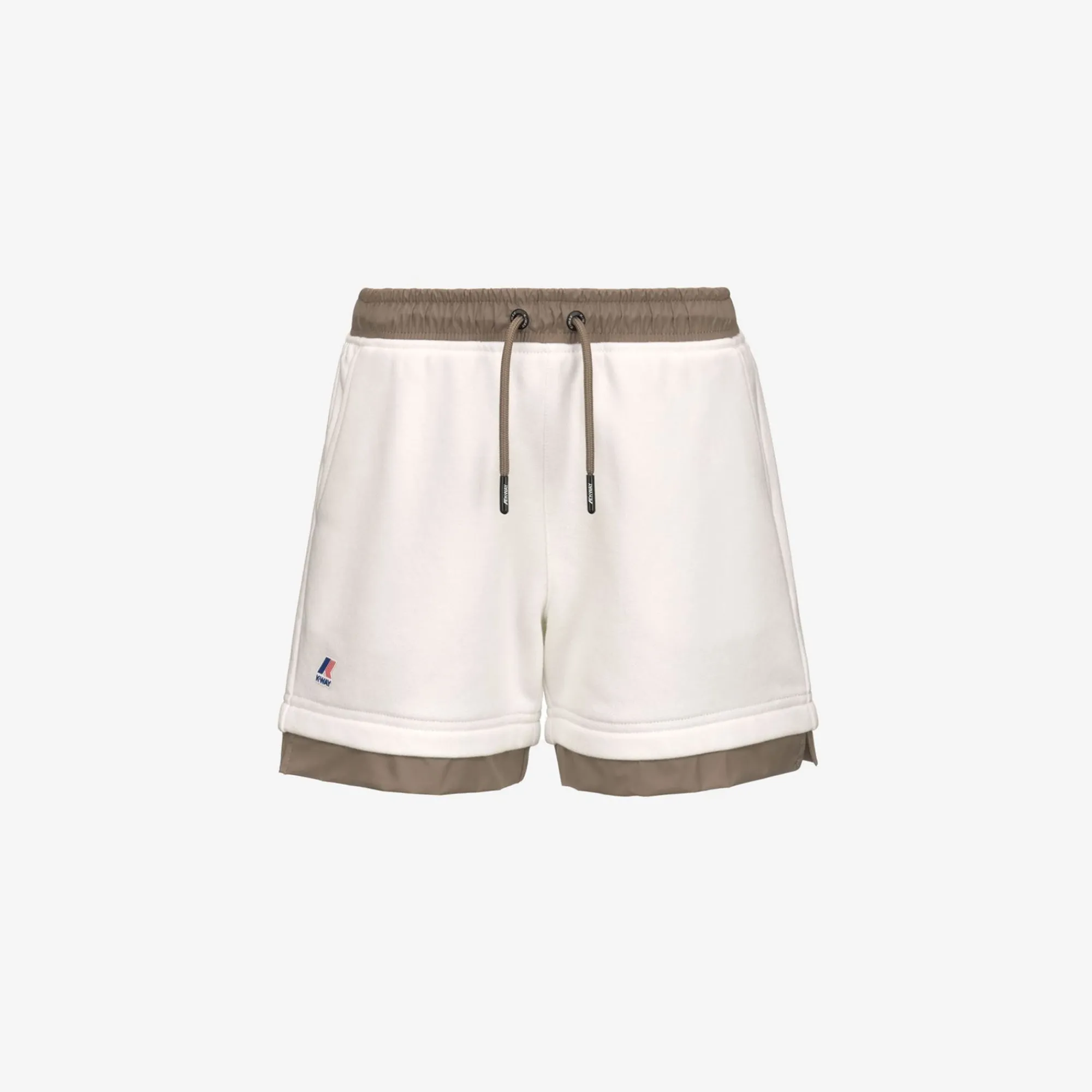 K-WAY P. Le Vrai Nest Nylon Pc - Shorts - Sportshorts - Kid Unisex - White-Beige Taupe Flash Sale