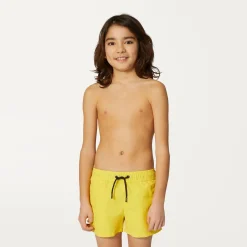 K-WAY P. Le Vrai Olivier - Bathing Suits - Swimming Trunk - Boy - Yellow Dk Cheap