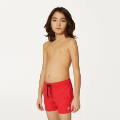 K-WAY P. Le Vrai Olivier - Bathing Suits - Swimming Trunk - Boy - Red Cheap