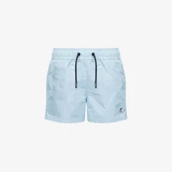 K-WAY P. Le Vrai Olivier - Bathing Suits - Swimming Trunk - Boy - Azure Lt Marine New