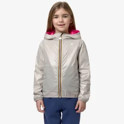 K-WAY P. Lily Eco Plus Reversible Fluo - Jackets - Short - Girl - Fucsia Fluo Cheap