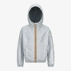 K-WAY P. Lily Plus.2 Reversible - Jackets - Short - Girl - Grey S-Green P Sale