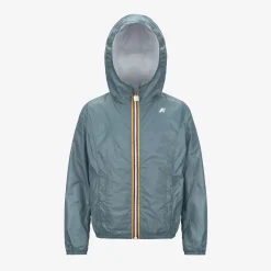 K-WAY P. Lily Plus.2 Reversible - Jackets - Short - Girl - Grey S-Green P Sale