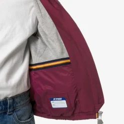 K-WAY P. Lily Stretch Poly Jersey - Jackets - Short - Girl - Red Dk New