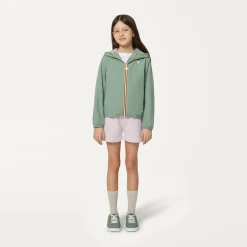 K-WAY P. Lily Stretch Poly Jersey - Jackets - Short - Girl - Green Fjord Clearance