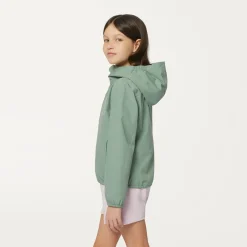 K-WAY P. Lily Stretch Poly Jersey - Jackets - Short - Girl - Green Fjord Clearance