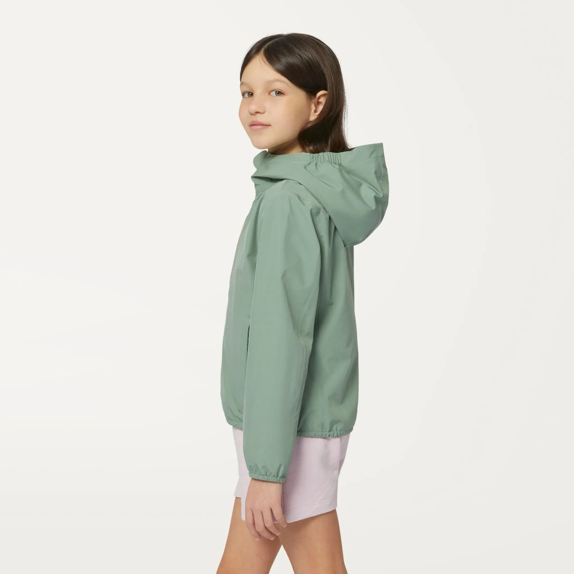 K-WAY P. Lily Stretch Poly Jersey - Jackets - Short - Girl - Green Fjord Clearance