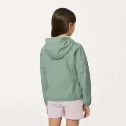 K-WAY P. Lily Stretch Poly Jersey - Jackets - Short - Girl - Green Fjord Clearance