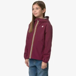 K-WAY P. Marguerite Stretch Poly Jersey - Jackets - Mid - Girl - Red Dk Best