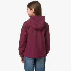 K-WAY P. Marguerite Stretch Poly Jersey - Jackets - Mid - Girl - Red Dk Best