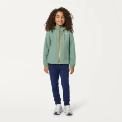 K-WAY P. Marguerite Stretch Poly Jersey - Jackets - Mid - Girl - Green Fjord Flash Sale