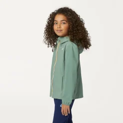 K-WAY P. Marguerite Stretch Poly Jersey - Jackets - Mid - Girl - Green Fjord Flash Sale