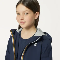 K-WAY P. Marguerite Stretch Poly Jersey - Jackets - Mid - Girl - Blue Depth Fashion