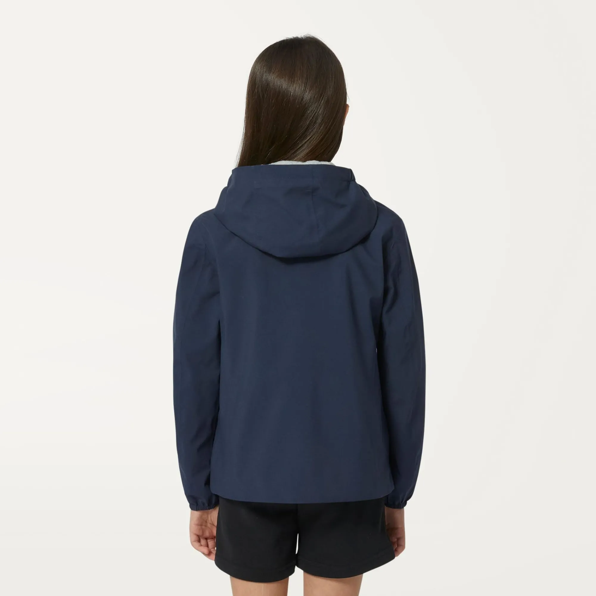 K-WAY P. Marguerite Stretch Poly Jersey - Jackets - Mid - Girl - Blue Depth Fashion