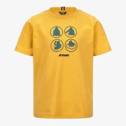 K-WAY P. Odom How To Pack - T-Shirtstop - T-Shirt - Boy - Yellow Mimosa Shop