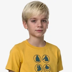 K-WAY P. Odom How To Pack - T-Shirtstop - T-Shirt - Boy - Yellow Mimosa Shop