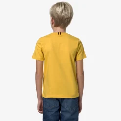 K-WAY P. Odom How To Pack - T-Shirtstop - T-Shirt - Boy - Yellow Mimosa Shop